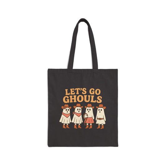 Let's Go Ghouls - Canvas Tote Bag