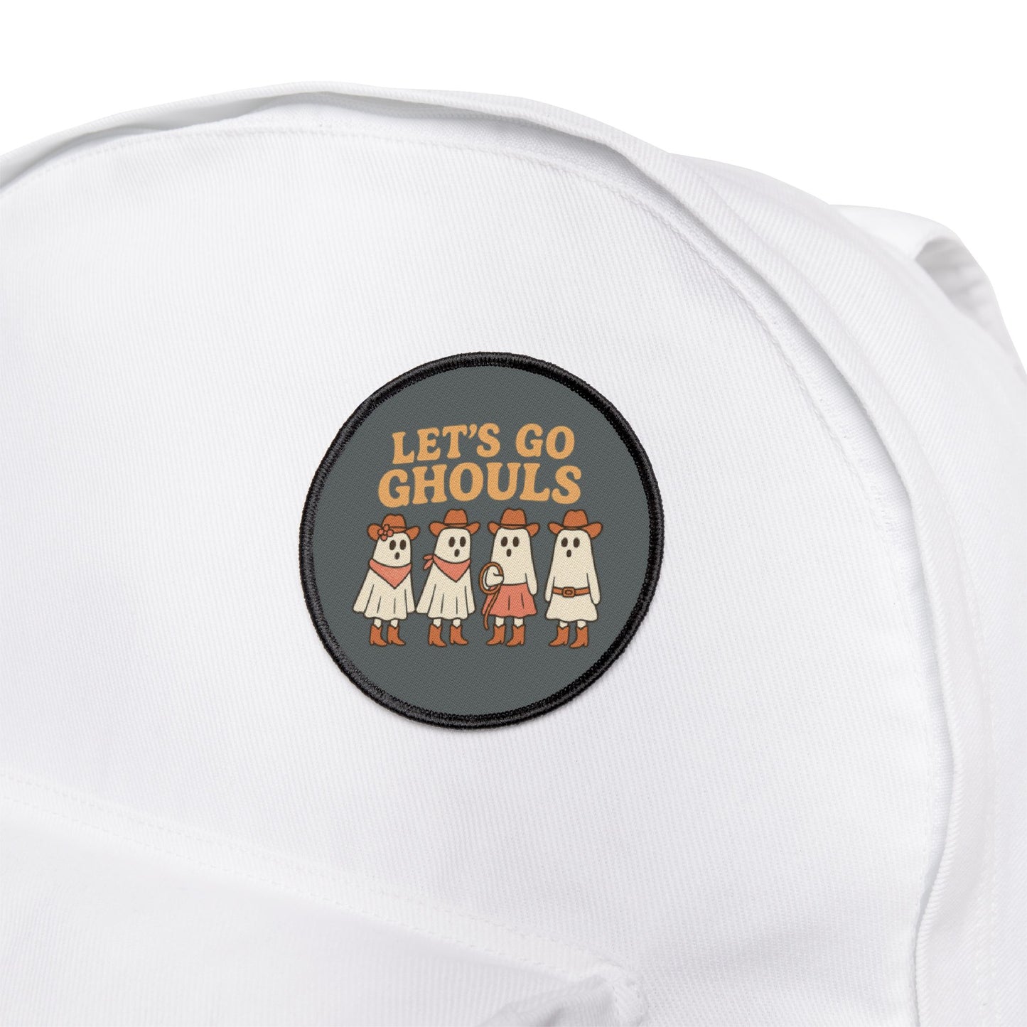 Let's Go Ghouls Iron-On Patch