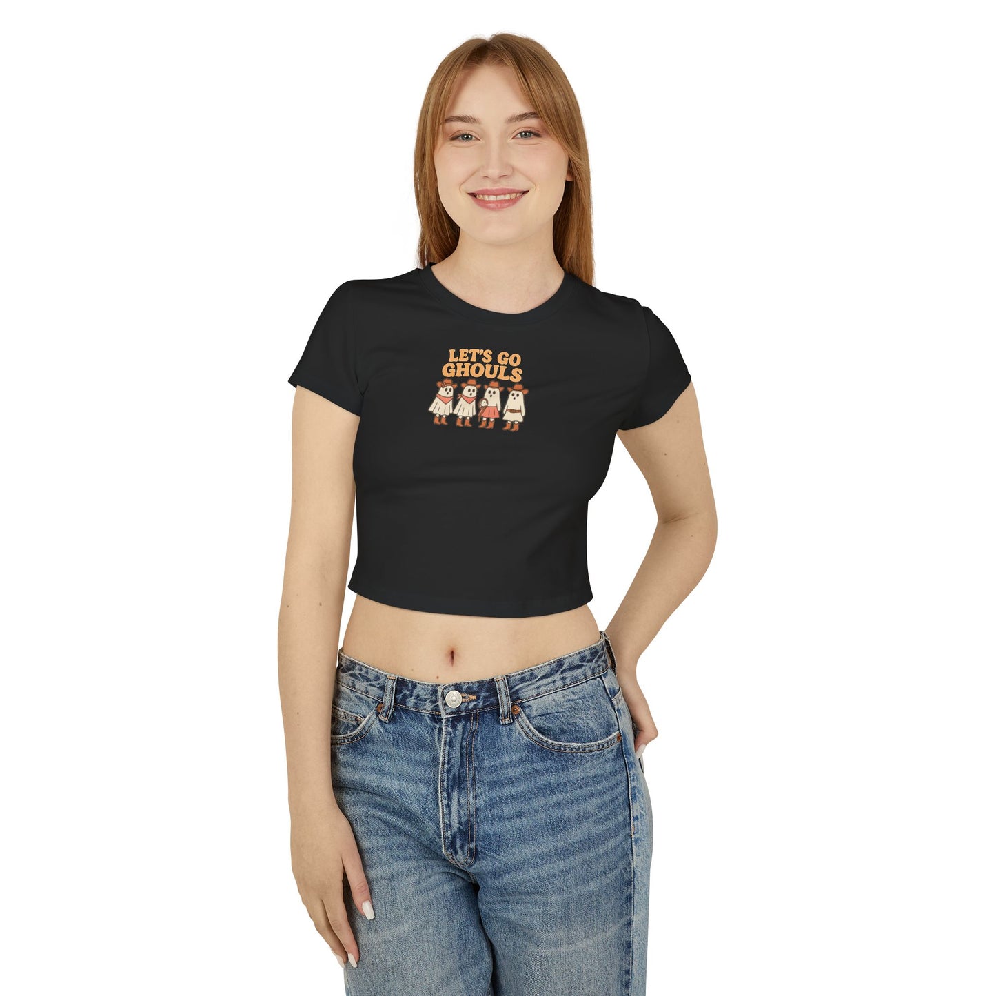 Let's Go Ghouls - Women's Baby Tee