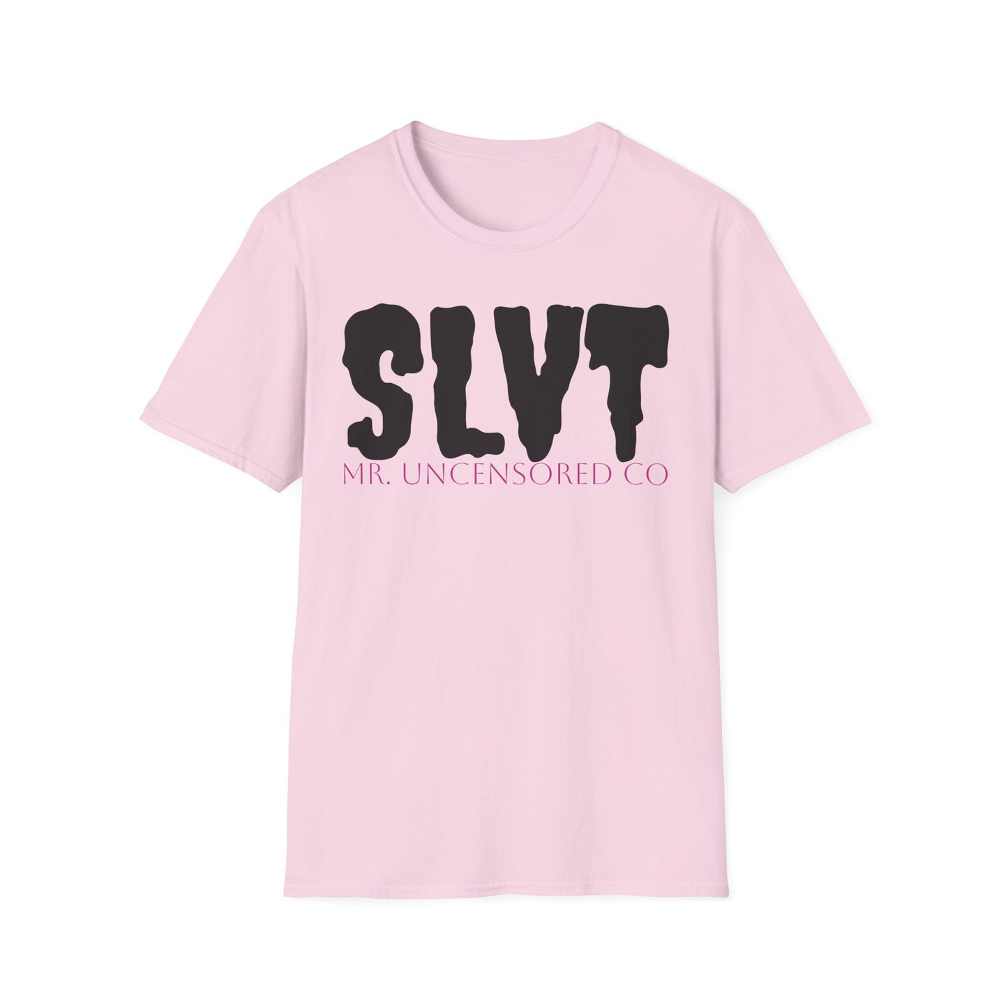 Bold Statement T-Shirt - Unisex Softstyle Tee with SLVT Design, Casual Wear, Streetwear, Gift for Friends, Everyday Fashion