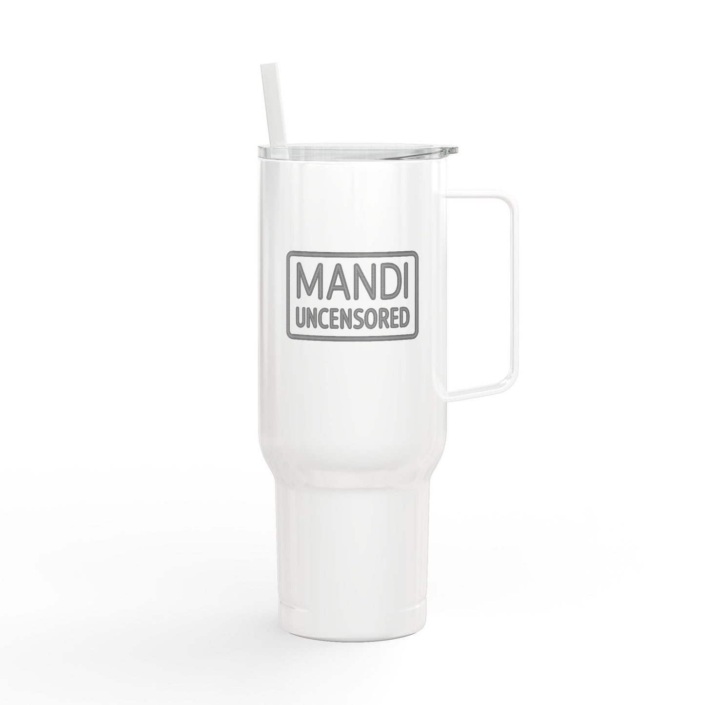 Engraved 40oz Insulated Tumbler with Lid - Perfect for On-the-Go Hydration