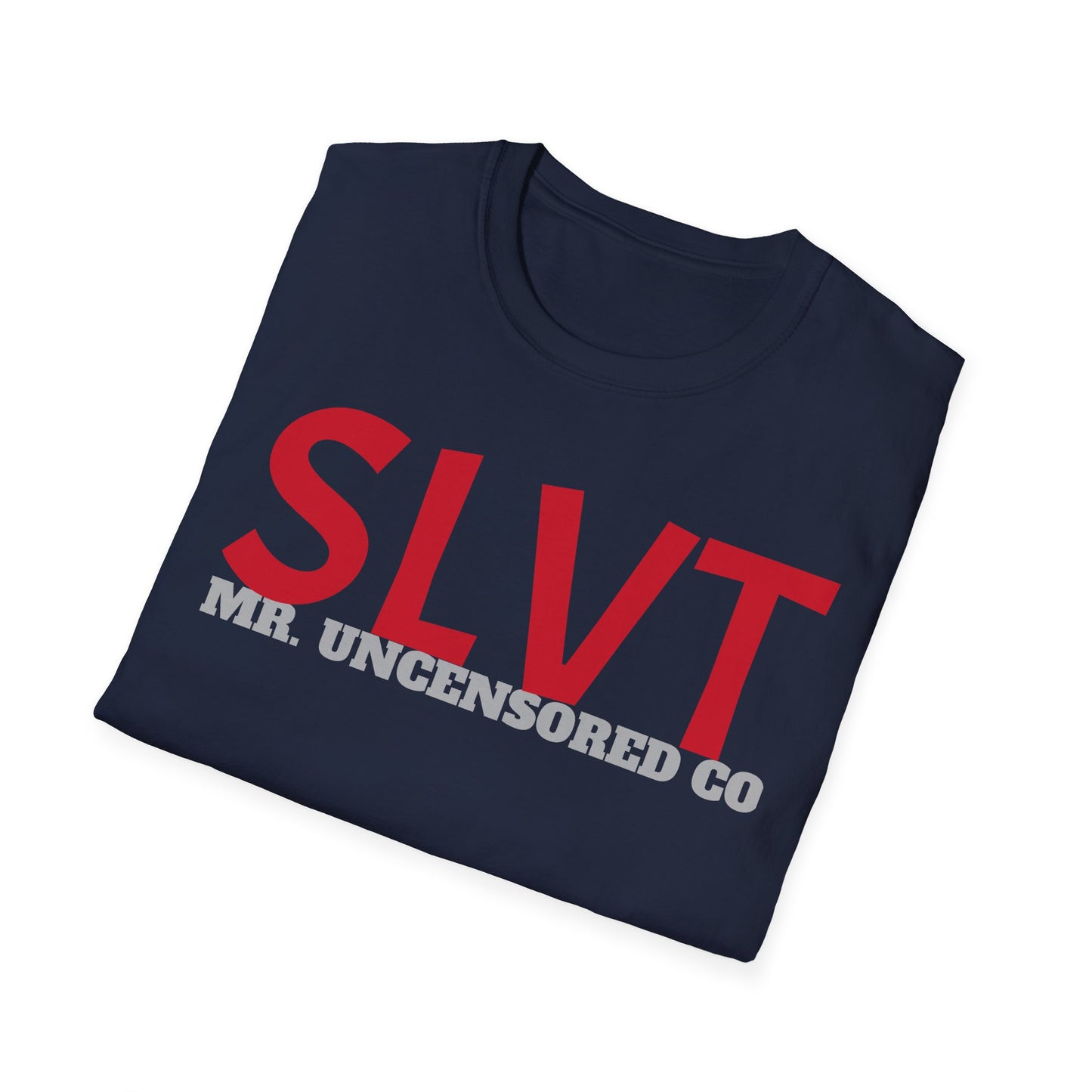 Bold Statement T-Shirt - Unisex Softstyle Tee with SLVT Design, Casual Wear, Streetwear, Gift for Friends, Everyday Fashion