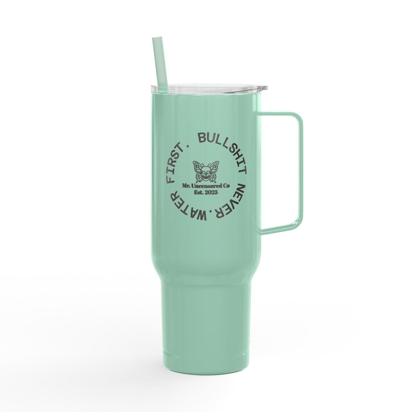 Engraved 40oz Insulated Tumbler with Lid - Perfect for On-the-Go Hydration