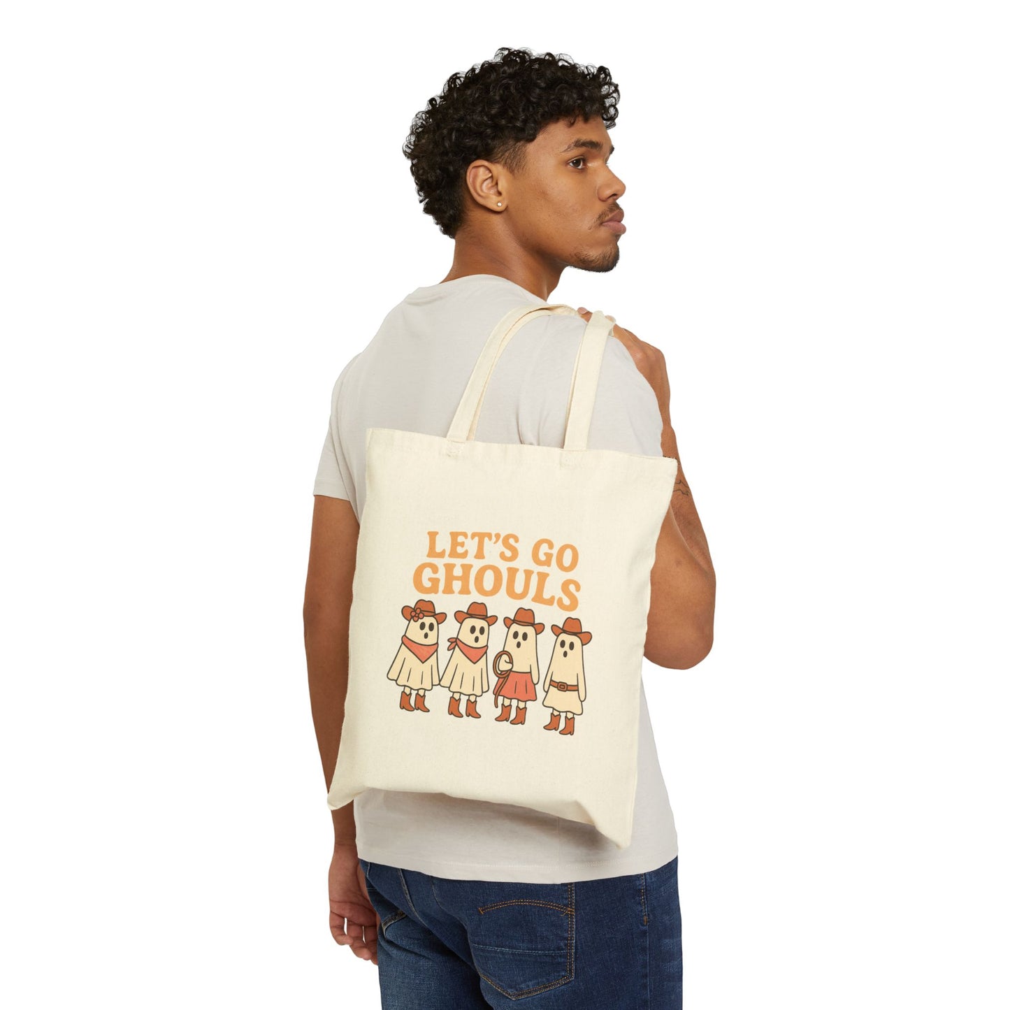Let's Go Ghouls - Canvas Tote Bag