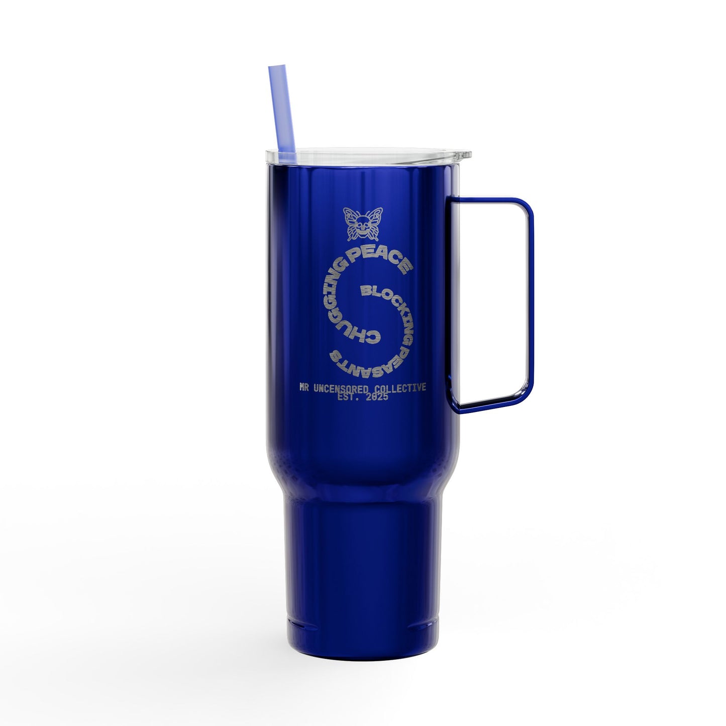 Engraved 40oz Insulated Tumbler with Lid - Perfect for On-the-Go Hydration