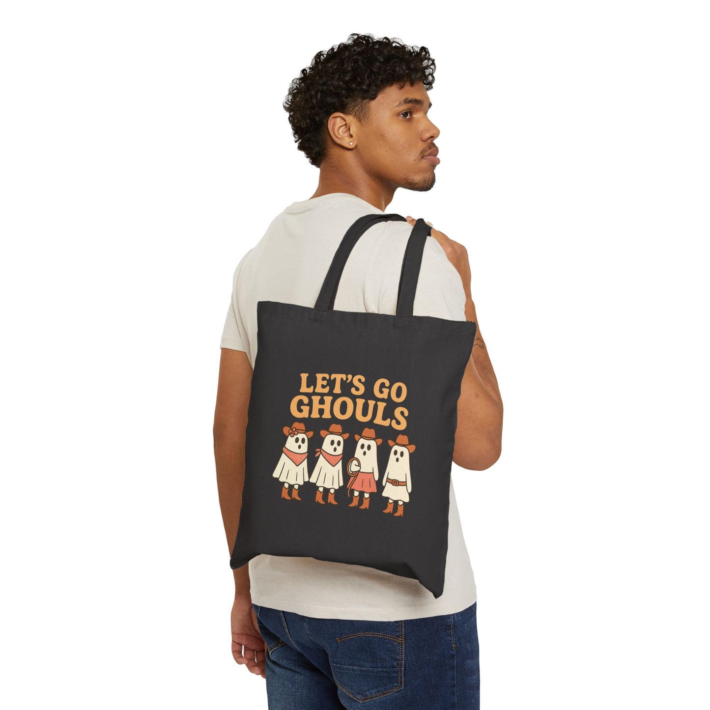 Let's Go Ghouls - Canvas Tote Bag
