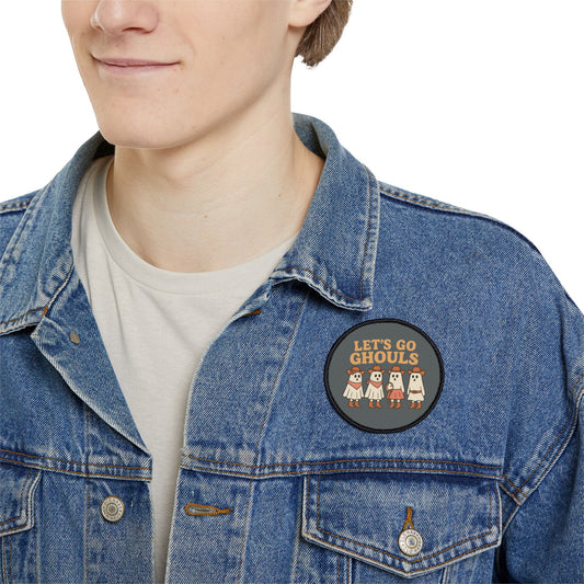 Let's Go Ghouls Iron-On Patch