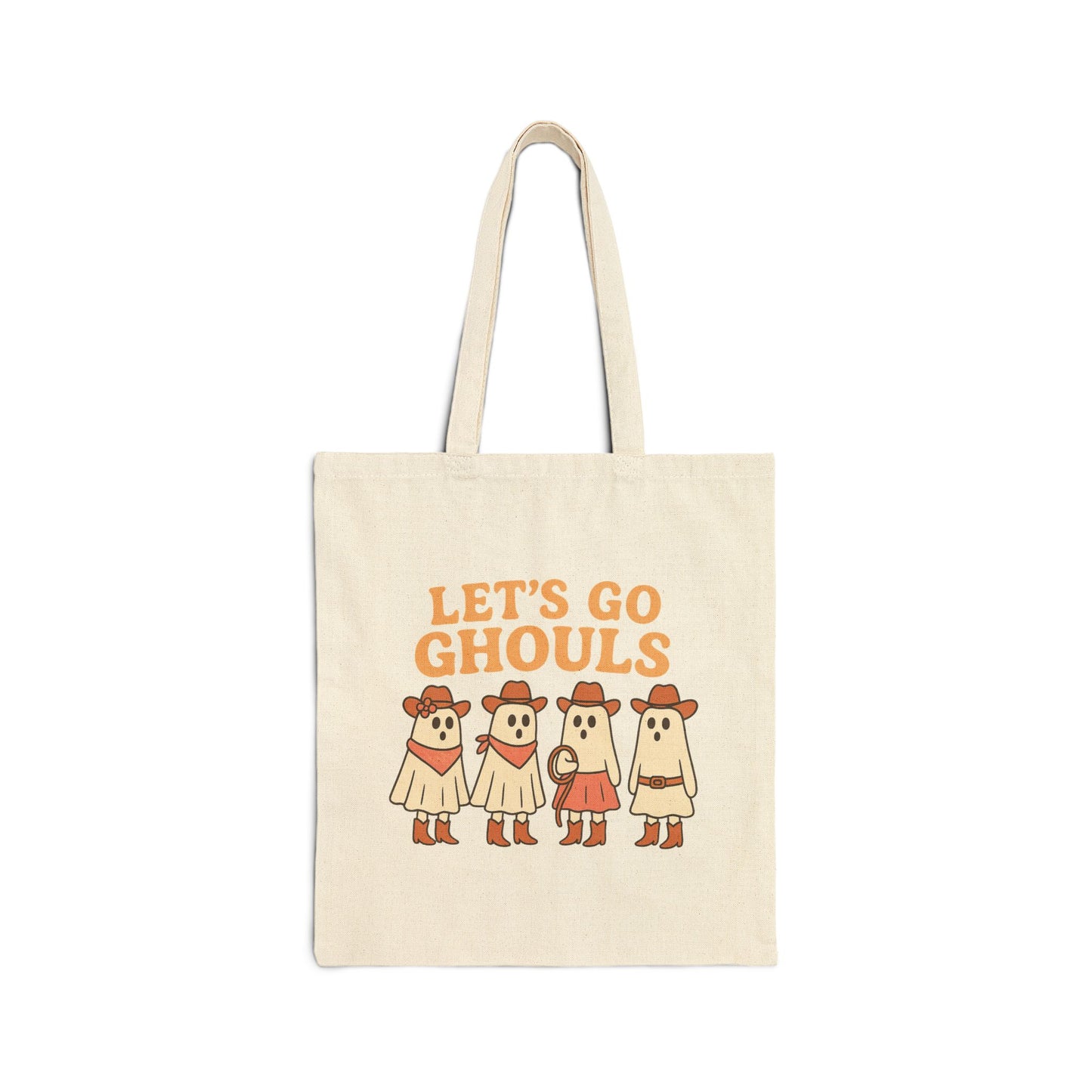 Let's Go Ghouls - Canvas Tote Bag