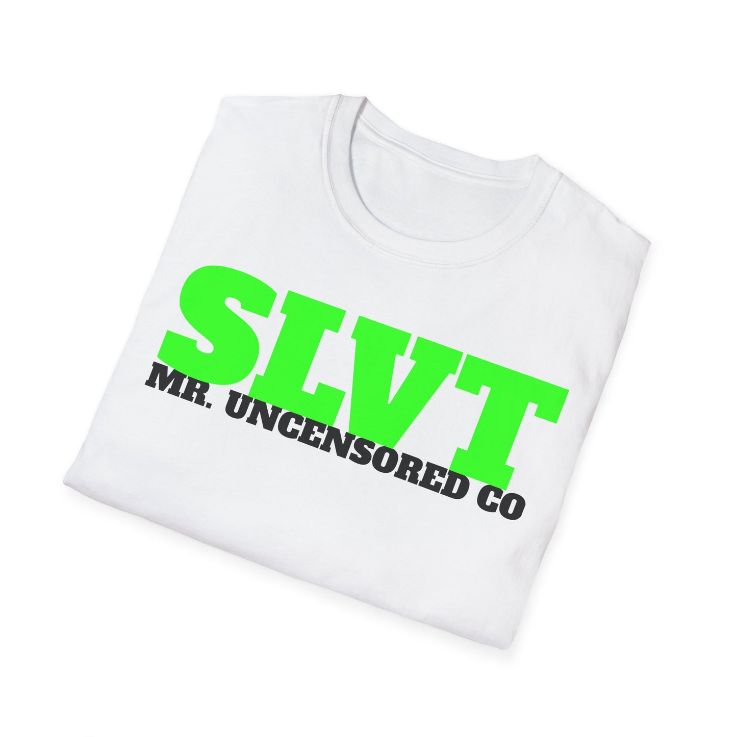 Bold Statement T-Shirt - Unisex Softstyle Tee with SLVT Design, Casual Wear, Streetwear, Gift for Friends, Everyday Fashion