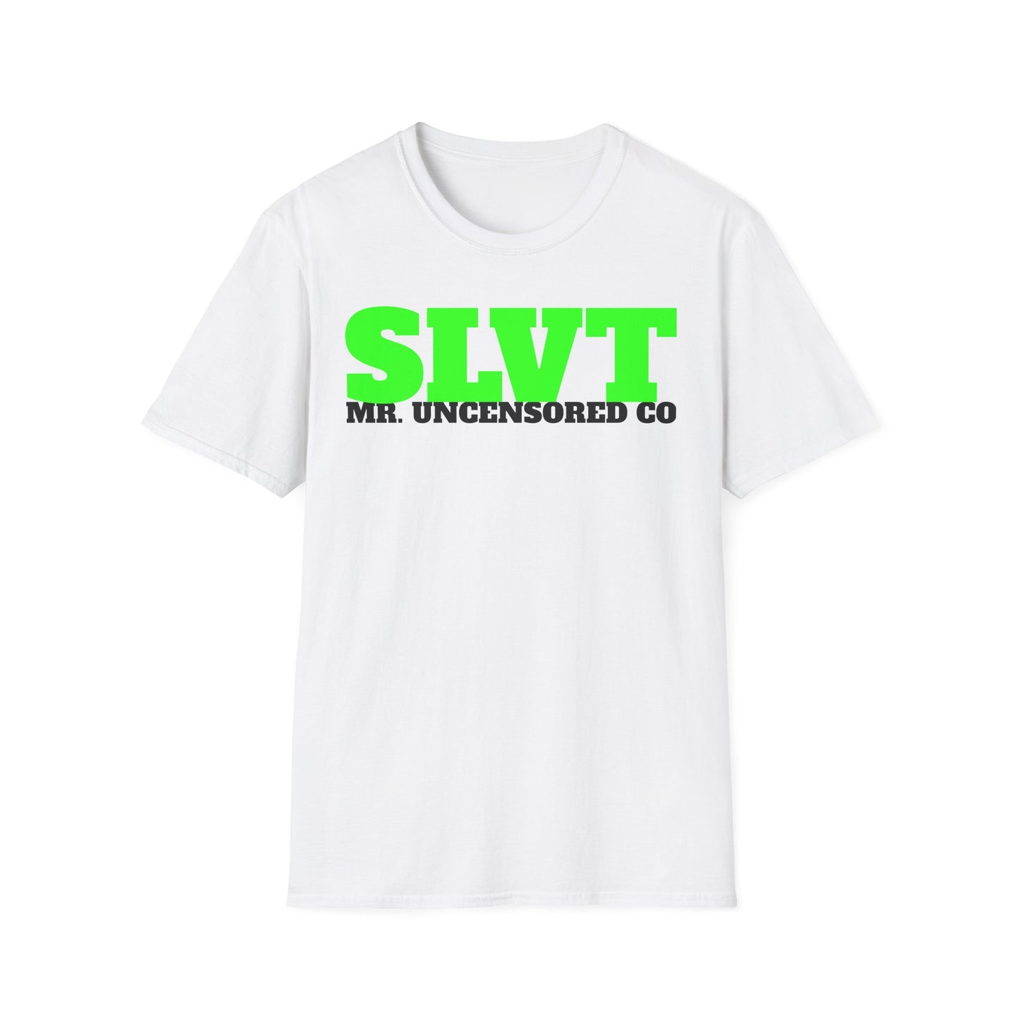 Bold Statement T-Shirt - Unisex Softstyle Tee with SLVT Design, Casual Wear, Streetwear, Gift for Friends, Everyday Fashion