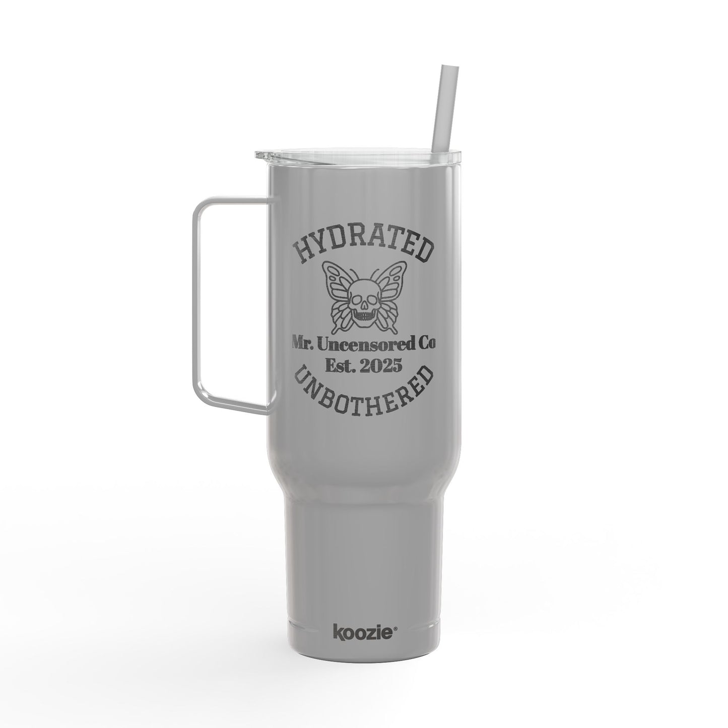 Engraved 40oz Insulated Tumbler with Lid - Perfect for On-the-Go Hydration