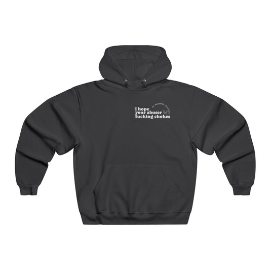 Hoodie - I Hope Your Abuser F*ng Chokes | Men's NUBLEND® Sweatshirt