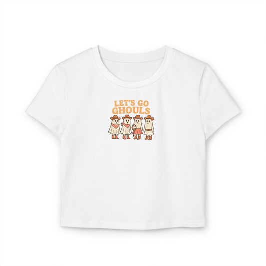 Let's Go Ghouls - Women's Baby Tee