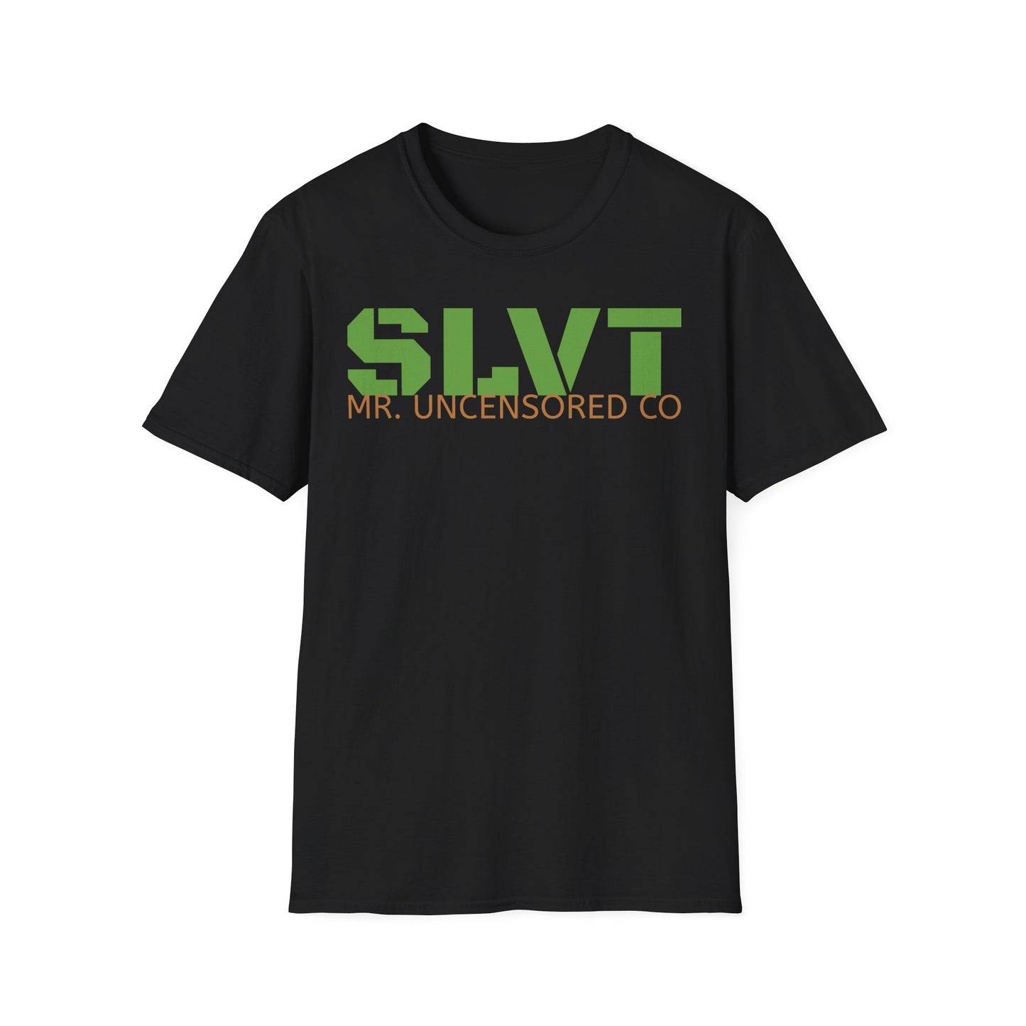 Bold Statement T-Shirt - Unisex Softstyle Tee with SLVT Design, Casual Wear, Streetwear, Gift for Friends, Everyday Fashion