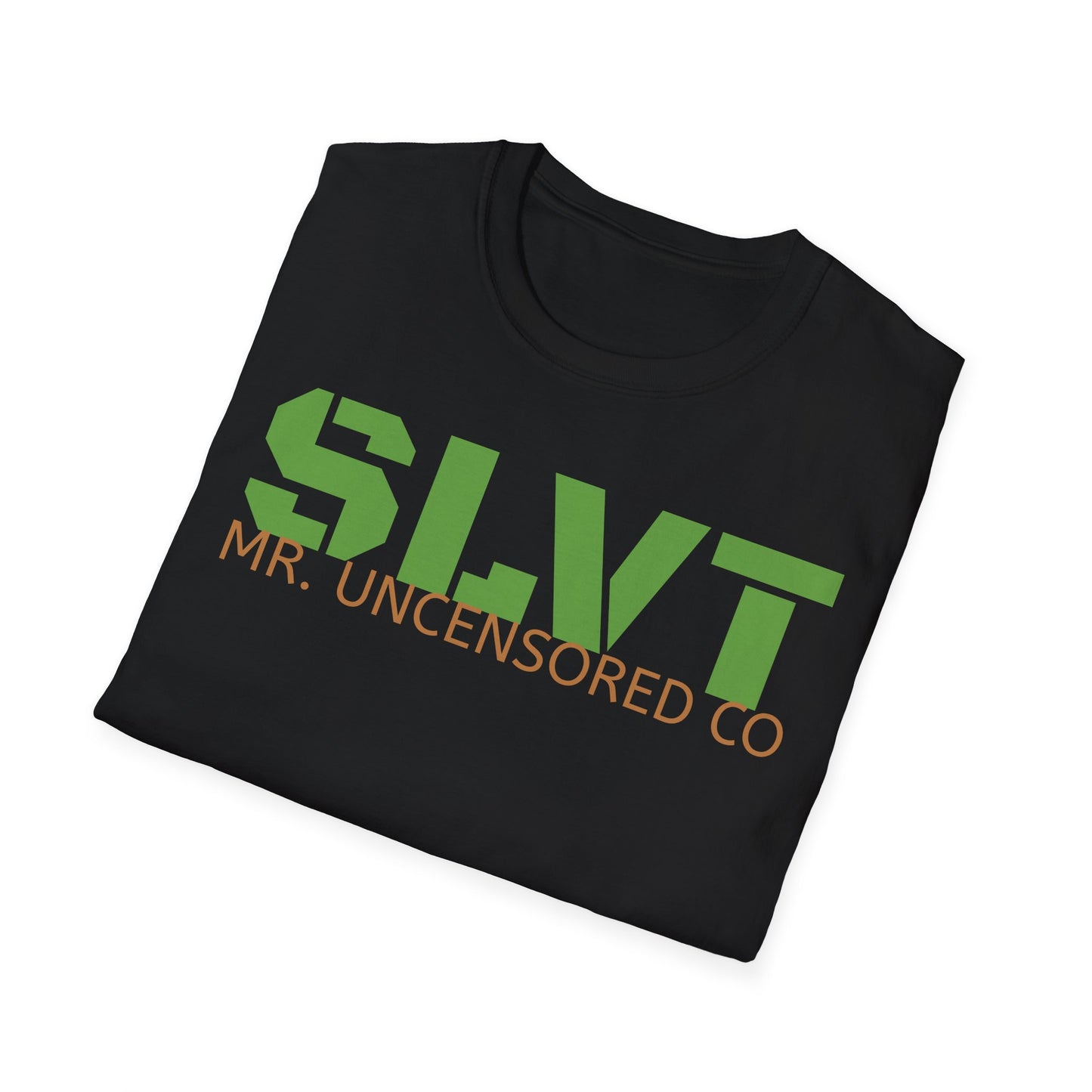 Bold Statement T-Shirt - Unisex Softstyle Tee with SLVT Design, Casual Wear, Streetwear, Gift for Friends, Everyday Fashion