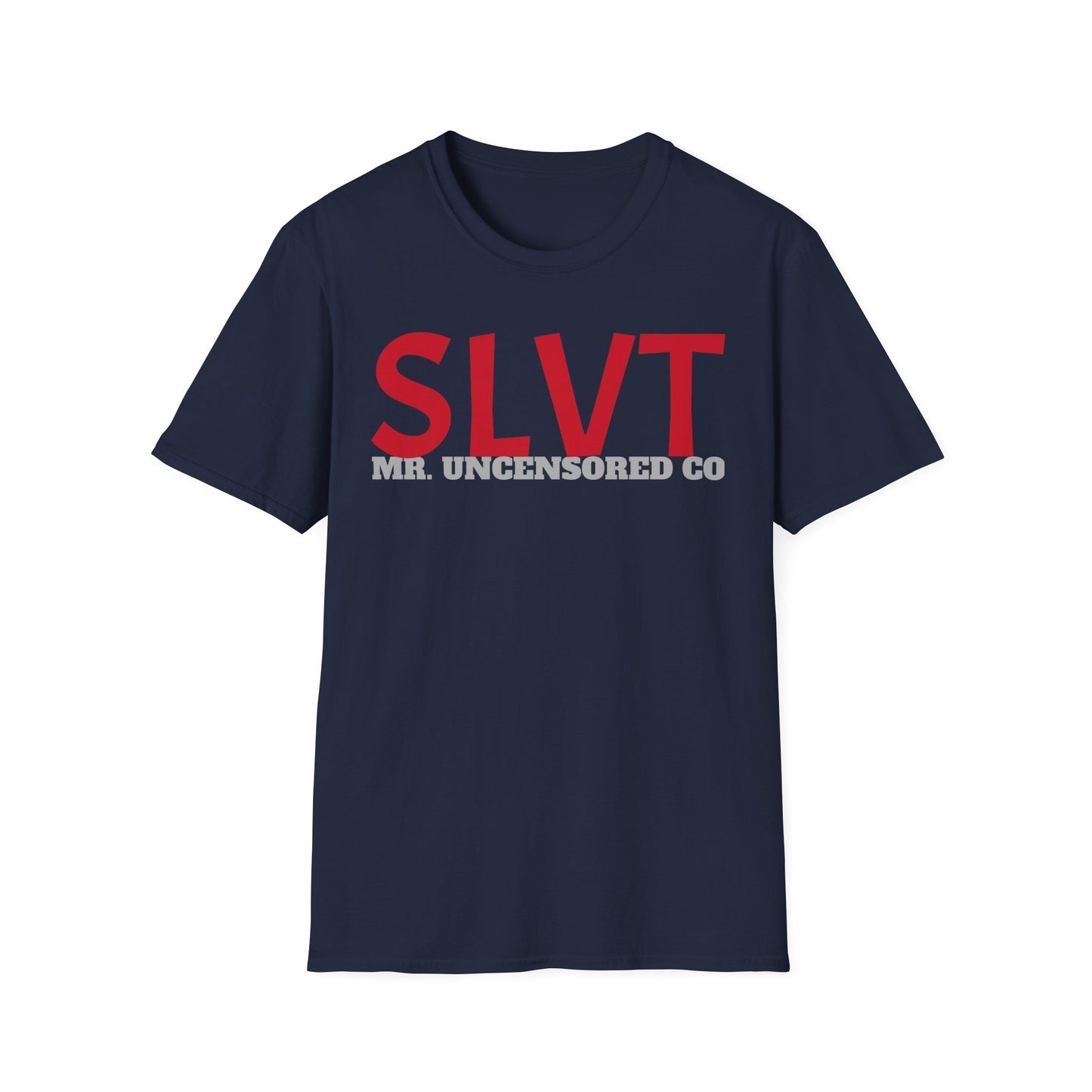 Bold Statement T-Shirt - Unisex Softstyle Tee with SLVT Design, Casual Wear, Streetwear, Gift for Friends, Everyday Fashion